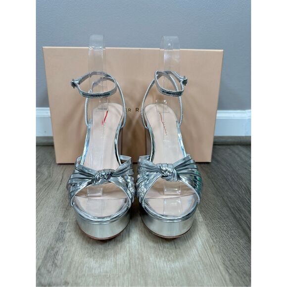 Loeffler Randall Rivka Platform High Block Heel Sandals Size 7 $450 - Picture 5 of 13